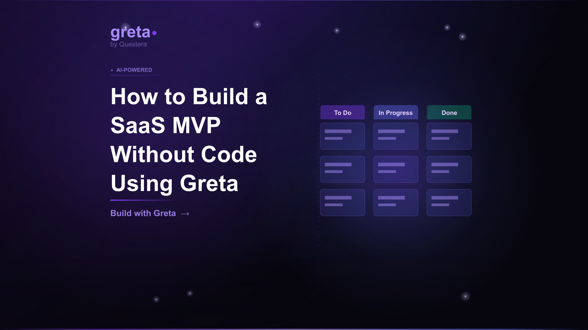 How to Build a SaaS MVP Without Code Using Greta